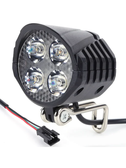 Электро велосипед фара 48V, LED, гудок, легко крепится, вариант, фото 5