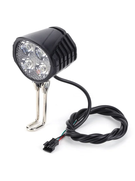 Электро велосипед фара 48V, LED, гудок, легко крепится, вариант, фото 6