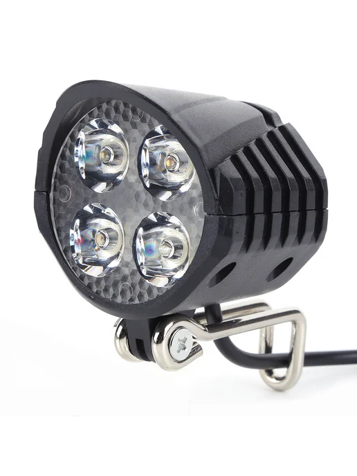 Электро велосипед фара 48V, LED, гудок, легко крепится, вариант, фото 7
