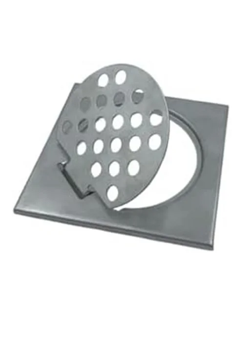 Трап для душа 6″, нерж. сталь+медь, 15x15x10 см, 2 шт, 15x15x10 см, 2 шт
