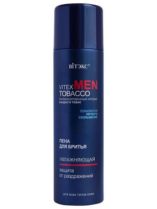Витэкс Пена для бритья защита от раздражения MEN TOBACCO, 249 мл, 249 мл