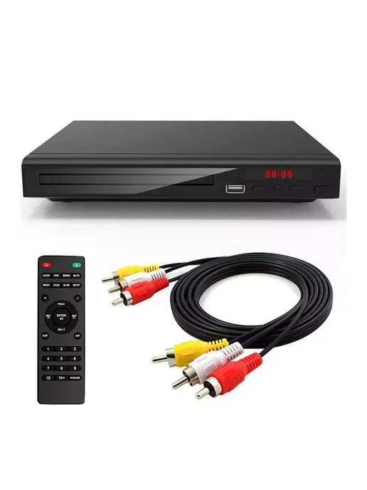 DVD плеер для телевизора с USB и AV проигрыватель, вариант, фото 2
