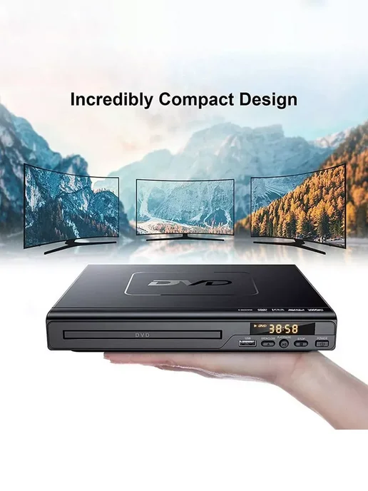 DVD плеер для телевизора с USB и AV проигрыватель, вариант, фото 6