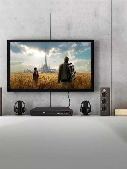 DVD плеер для телевизора с USB и AV проигрыватель, вариант, фото 7