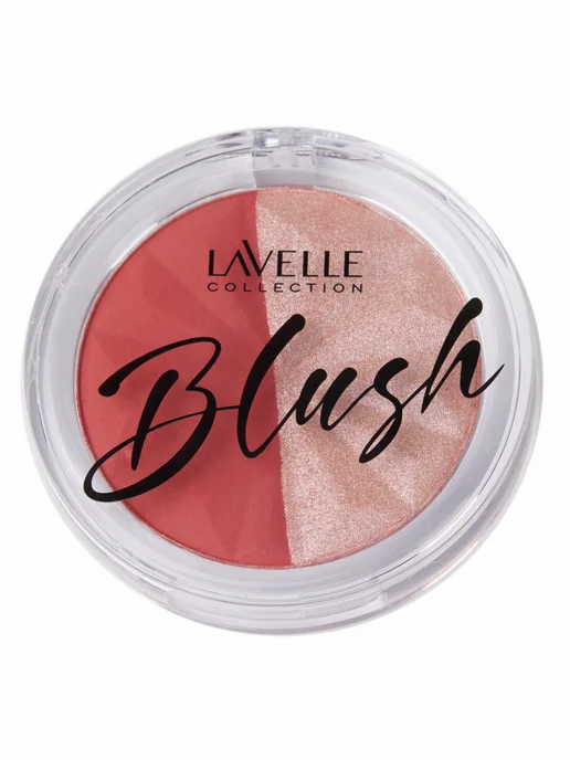 LavelleCollection Палетка для лица румяна и хайлайтер тон 03 коралловый, розовый, фото 7