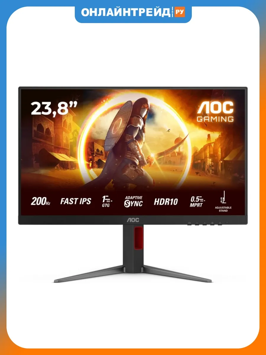 AOC Монитор 24G4HA 23.8" черный