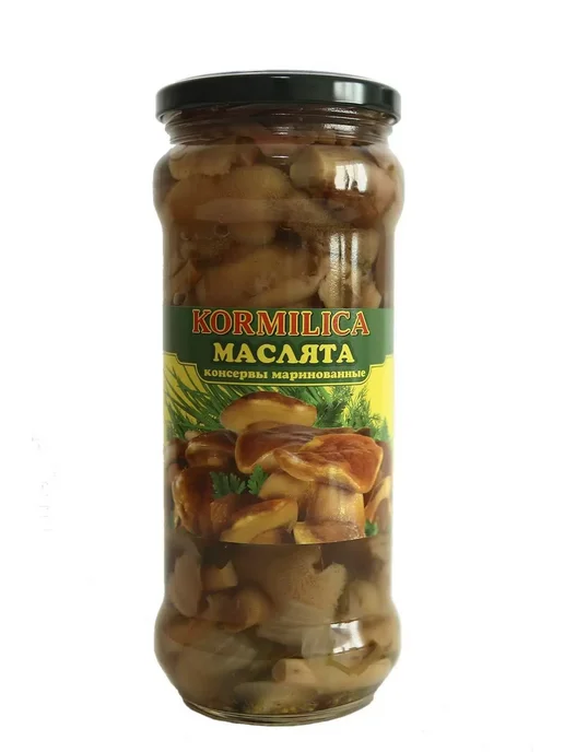 КОРМИЛИЦА Маслята маринованные 580 гр, 580 г, фото 2