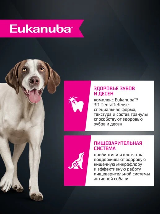 Сухой корм Eukanuba для собак, крупные, ягненок, 12 кг, фото 3