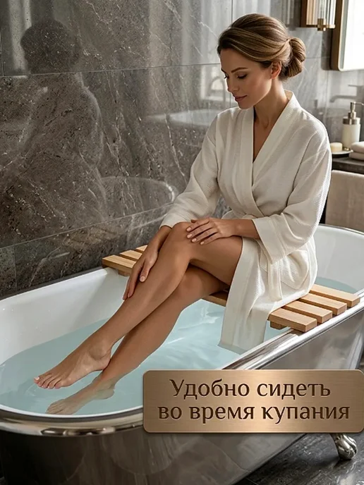 Сиденье в ванну, решетка на ванну 70 см, вариант, фото 4