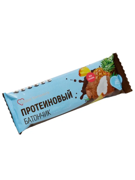 Батончик Протеиновый Клубника в шоколадной глазури 40г, 40 г