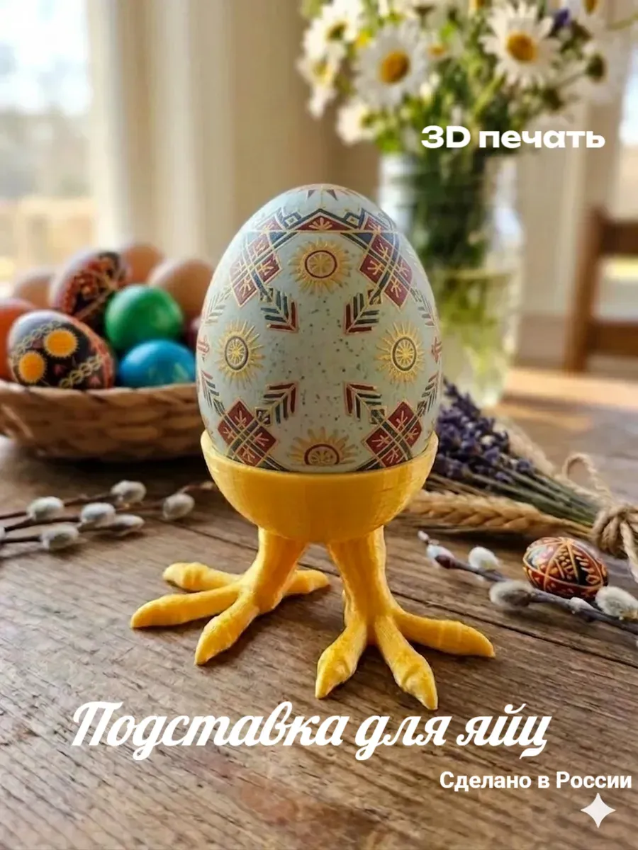 Подставка для яиц "на курьих ножках"