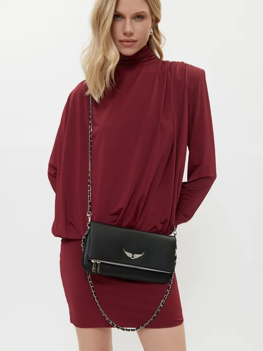 ZADIG & VOLTAIRE Сумка Zadig&voltaire клатч, черный, фото 4