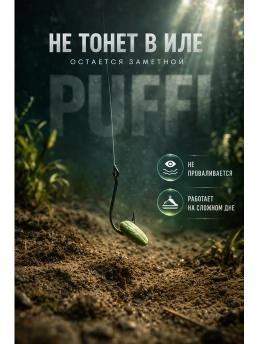 Family Joys Home Плавающая насадка PUFFI (ПАФФИ) воздушный рис, Анис, 15г, 15 г, фото 2