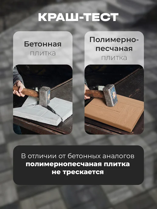 OLSILine Плитка тротуарная для дачи, сада, загородного дома, парковок, бежевый, фото 7
