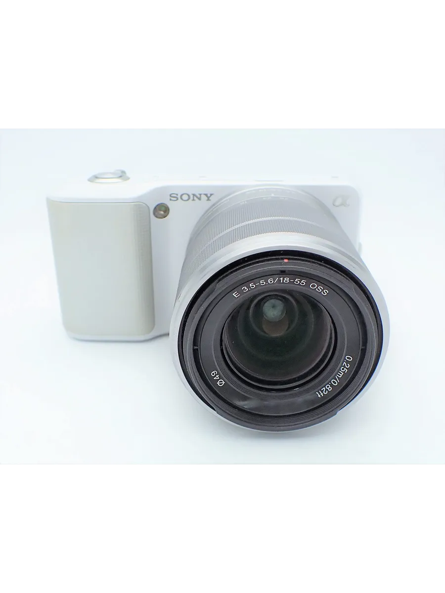 SONY Фотоаппарат NEX-3K W с объективом, белый