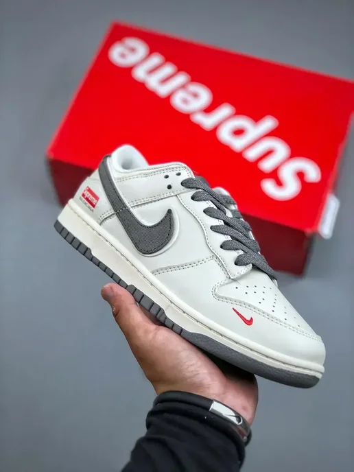 Nike Кроссовки SB Dunk Low collaboration, серый, фото 2