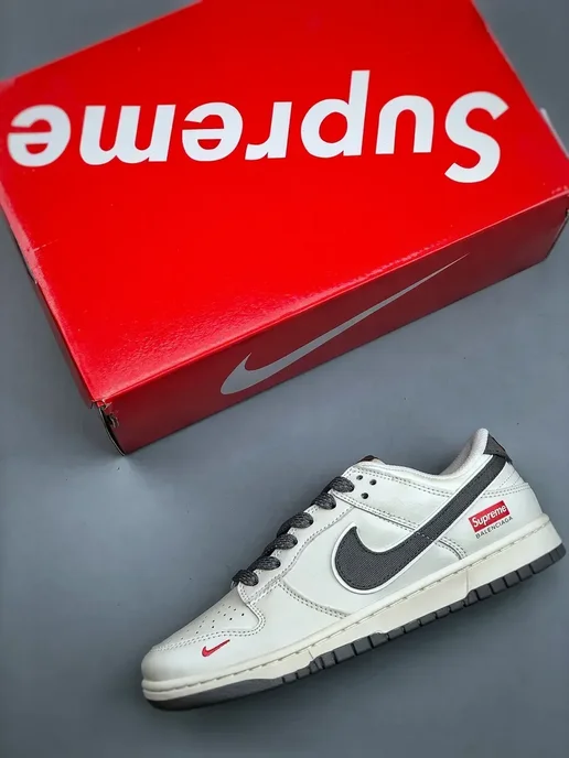 Nike Кроссовки SB Dunk Low collaboration, серый, фото 3