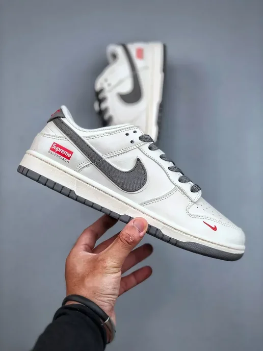 Nike Кроссовки SB Dunk Low collaboration, серый, фото 4