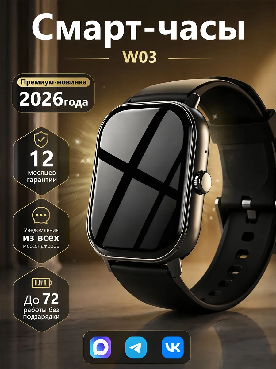 Смарт часы водонепроницаемые smart watch