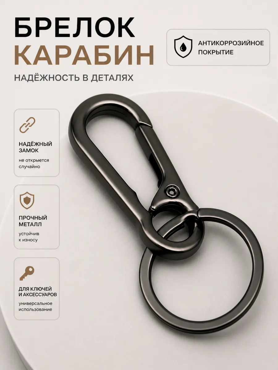Брелок для ключей Карабин