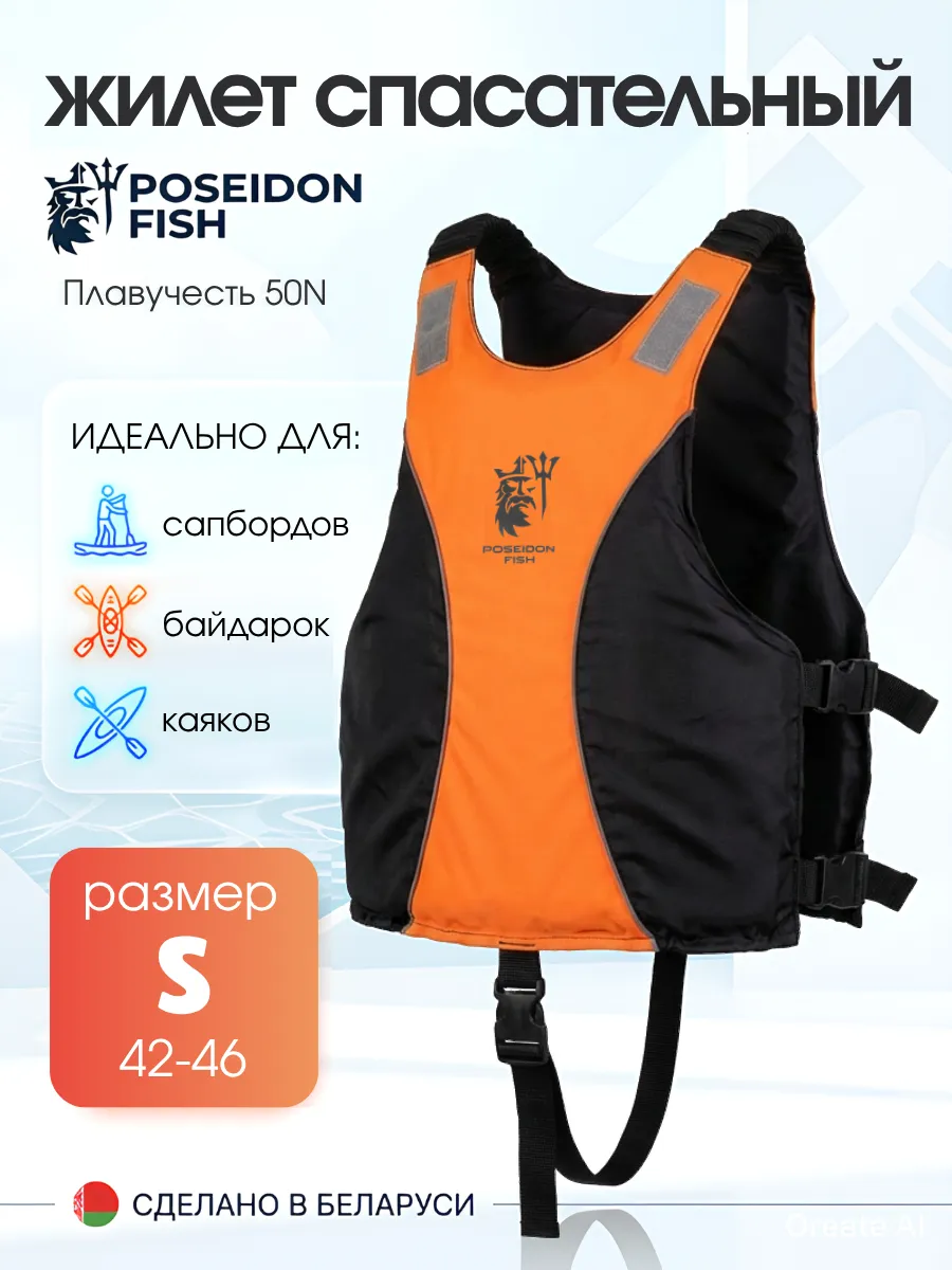 спасательный жилет для сапбордов, байдарок, каяка S