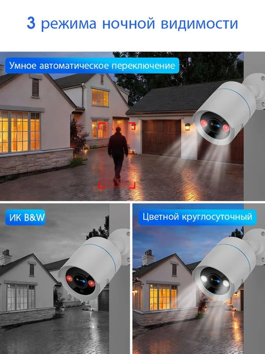 Zuvix 5 МП Комплект видеонаблюдения уличный AHD на 4 камеры c 1 ТБ, 1 ТБ, фото 8