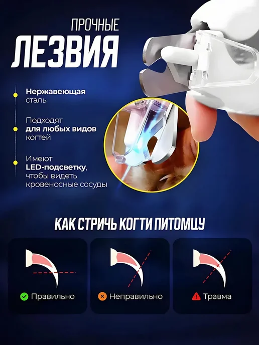 Когтерезка для собак и для кошек, вариант, фото 3