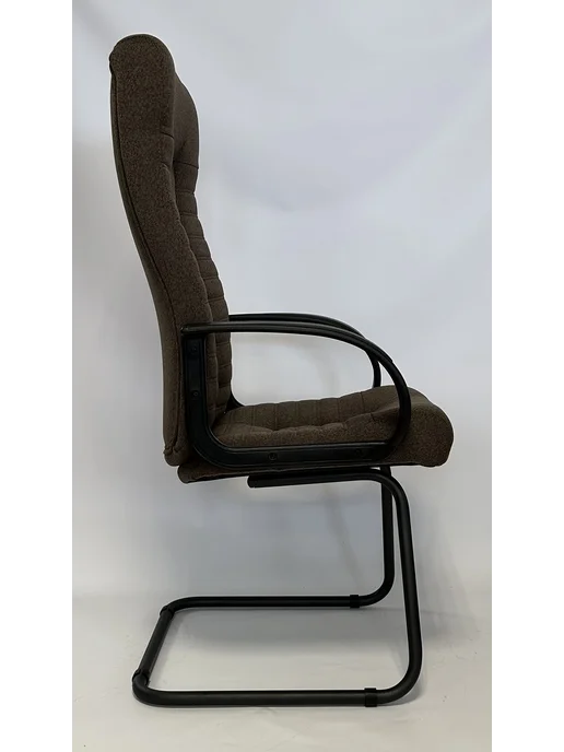 Stylchairs Конференц-кресло Атлант, ткань рогожка бежевая, коричневый, фото 6