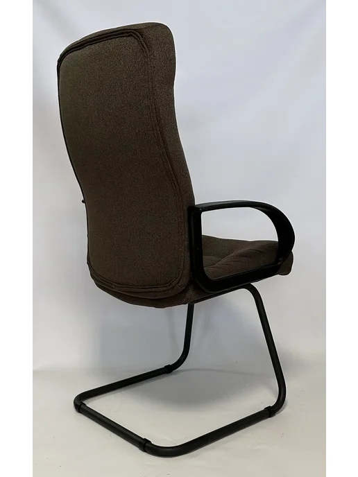 Stylchairs Конференц-кресло Атлант, ткань рогожка бежевая, коричневый, фото 7