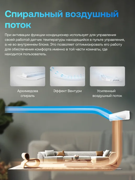 Haier Сплит-система 18 Spirit On-Off до 50 м2 WiFi Алиса, белый, фото 5