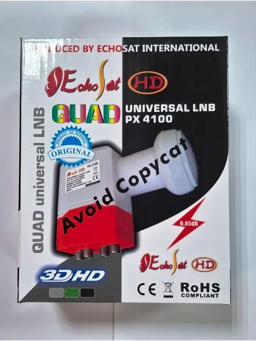 Echosat Спутниковый конвертер линейной поляризации LNB PX -4100, зеленый, фото 3