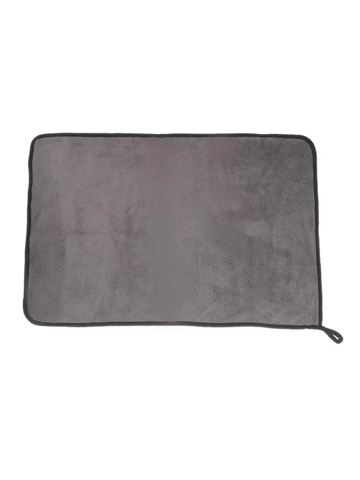 Cartage Тряпка для мытья авто, микрофибра, 40х60 см, желто-серая, 40x60 см, фото 3
