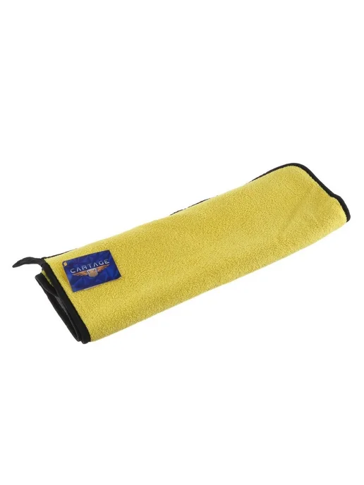 Cartage Тряпка для мытья авто, микрофибра, 40х60 см, желто-серая, 40x60 см, фото 5