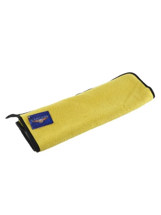 Cartage Тряпка для мытья авто, микрофибра, 40х60 см, желто-серая, 40x60 см, фото 6