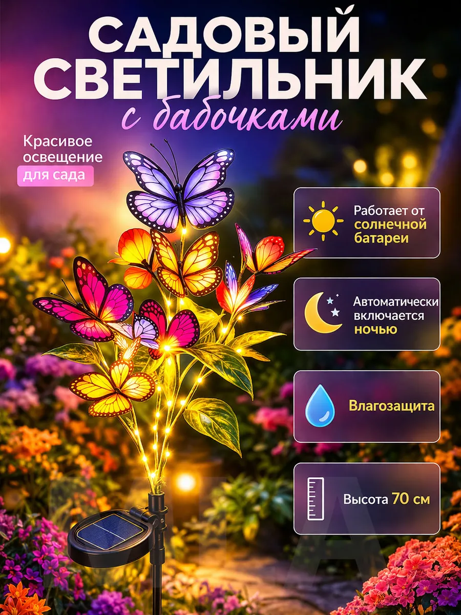 Светильник на солнечной батарее