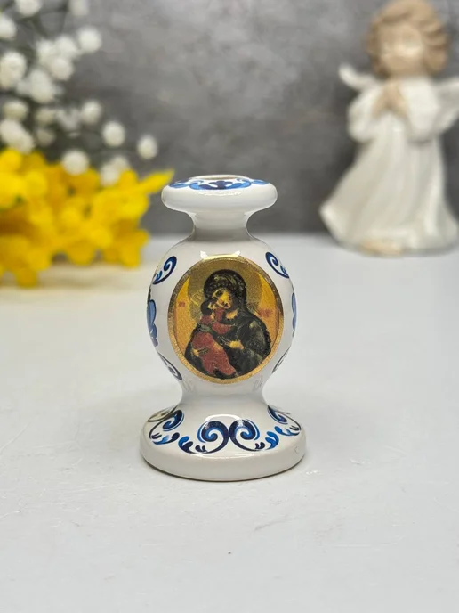 LILYTOYS Пасхальный подсвечник под церковную свечу, синий, фото 2