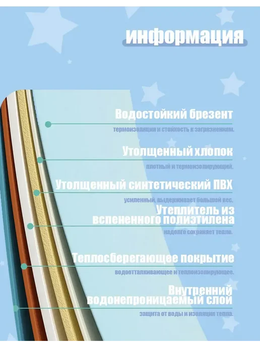 Складная ванна для купания детей и взрослых, синий, фото 3
