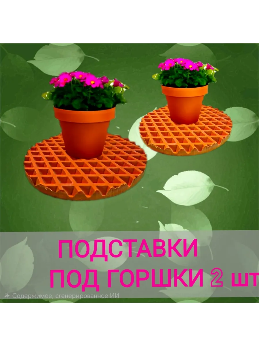 Подставка под цветы, коврик, 20см