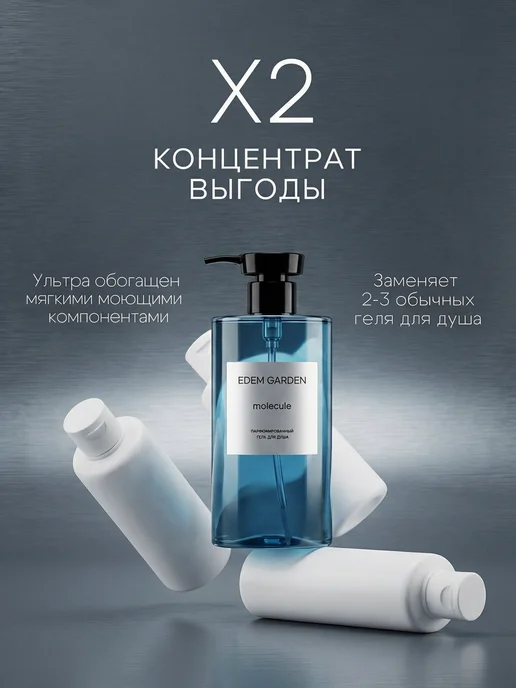 EDEM GARDEN Гель для душа парфюмированный Molecule, вариант, фото 2