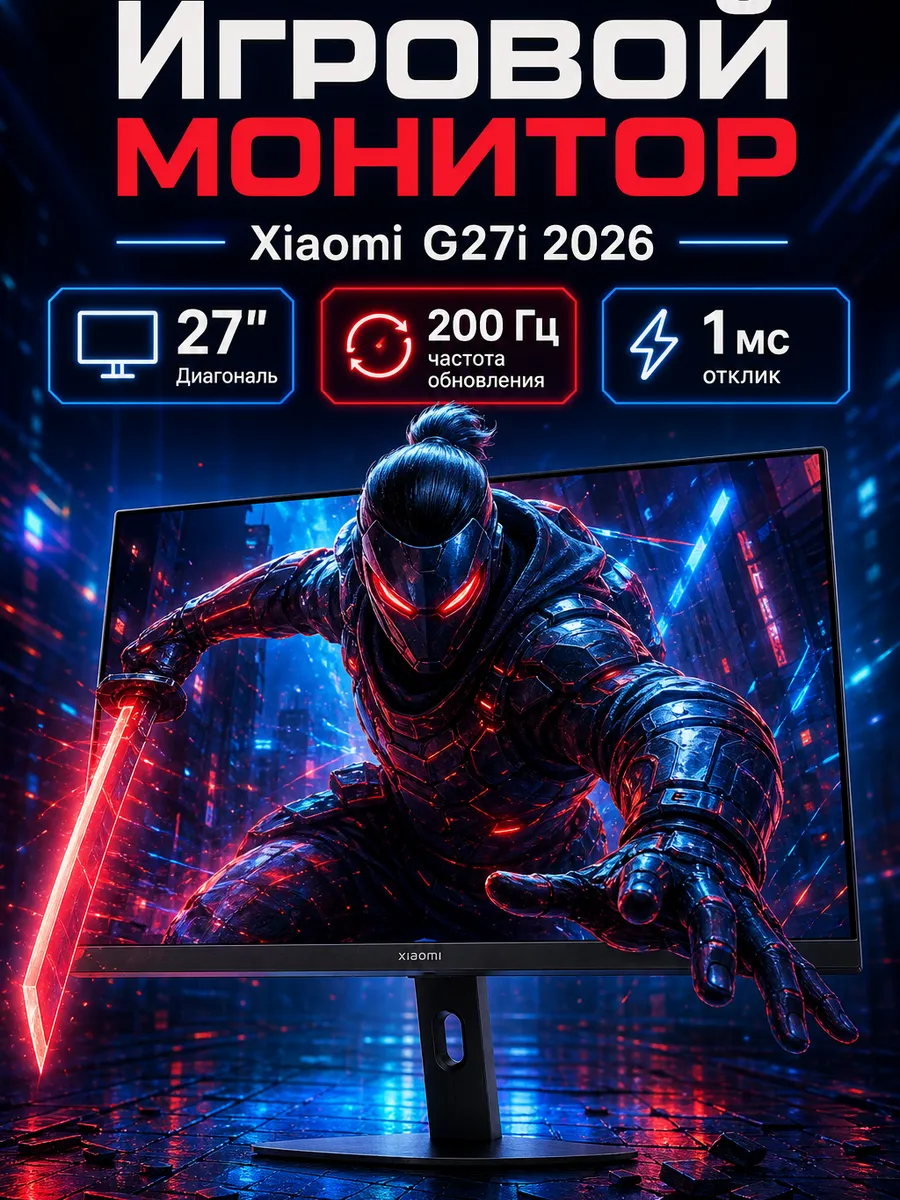 Монитор 27" G27i 2026 RU, черный