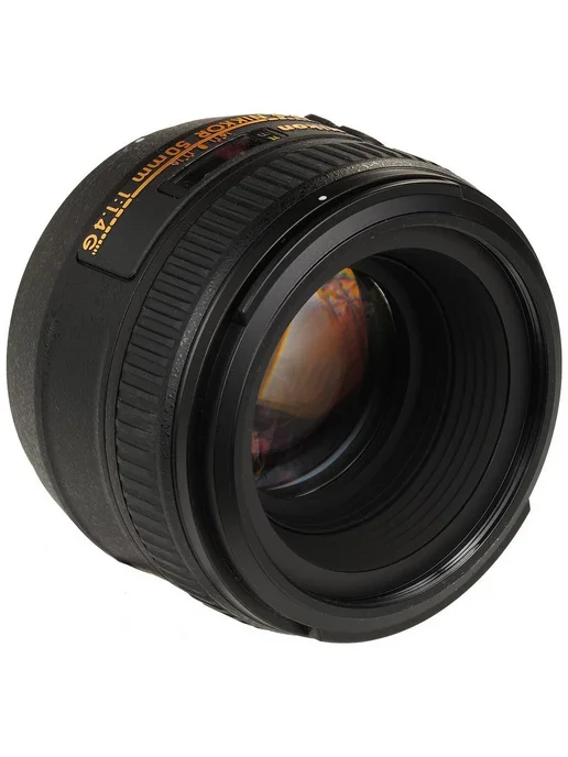 CANON объектив 50mm f 1.4G AF-S Nikkor, черный, 1,4 г, фото 2