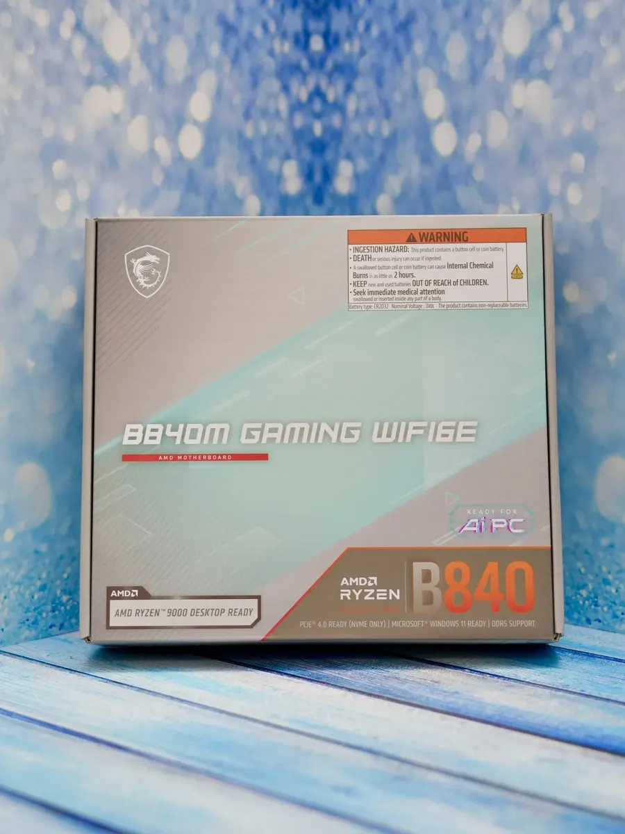 MSI Материнская плата B840M GAMING WIFI6E
