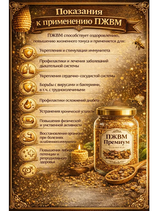 Доктор Огневка ПЖВМ Экстра сухой (восковая моль) огневка 100 гр, 100 г, фото 6