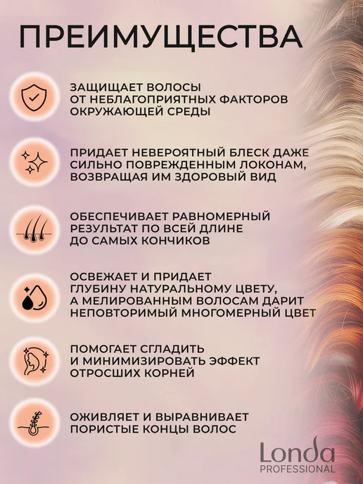Londa Professional Тонирующая краска для волос Ammonia Free 10 73, белый, фото 2