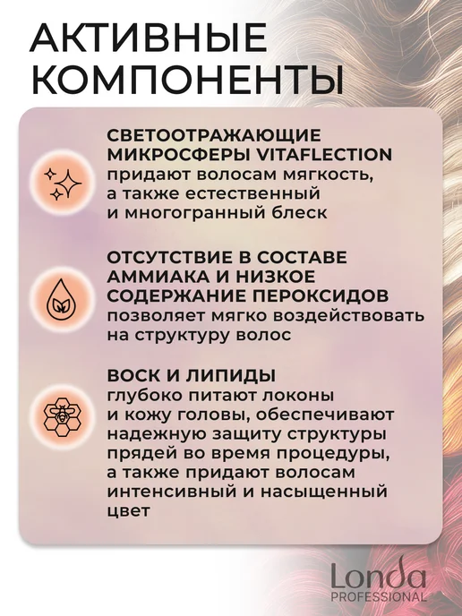 Londa Professional Ammonia Free 9 16 Тонирующая краска для волос, белый, фото 3