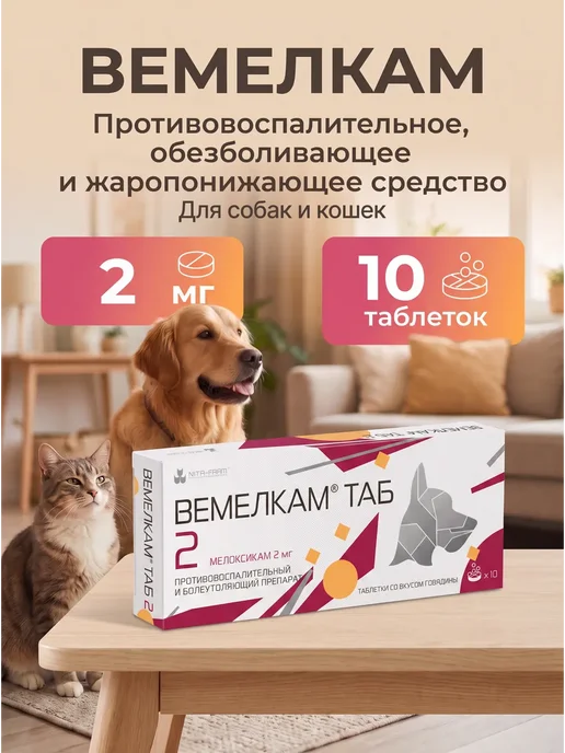 Nita-Farm Вемелкам Солютаб 2 мг 10 таблеток, вариант