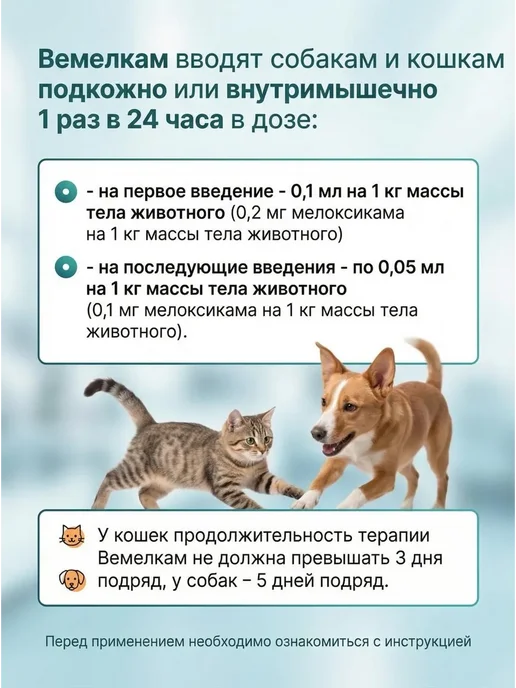 Nita-Farm Вемелкам 20 мл, раствор для инъекций, противовоспалительный, 20 мл, фото 4