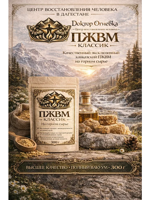 Доктор Огневка ПЖВМ Классик сухой (восковая моль) огневка 300 гр, 300 г