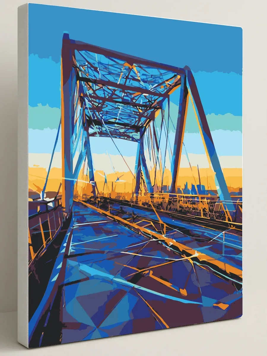 Картина по номерам - Геометрия Каркаса — 40×50 см