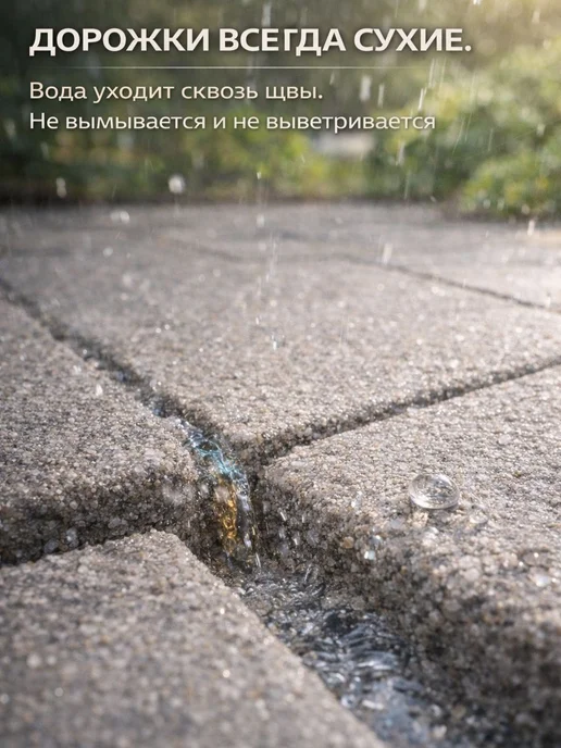 quick-mix FUS песок для швов брусчатки Fugensand plus Тёмно-песочный, темный, фото 4